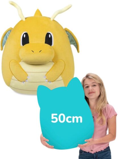 Pokemon Squishmallows Dragonite kosepute - 50 cm