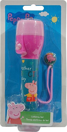 Greta Gris LED ficklampa - stor 21 cm