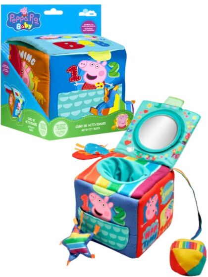 Peppa Gris 4-i-1 aktivitetskloss for babyer
