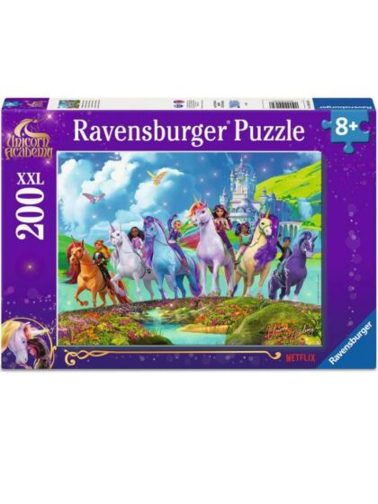 Ravensburger Unicorn Academy Puslespill 200 Brikker – Magisk Eventyr
