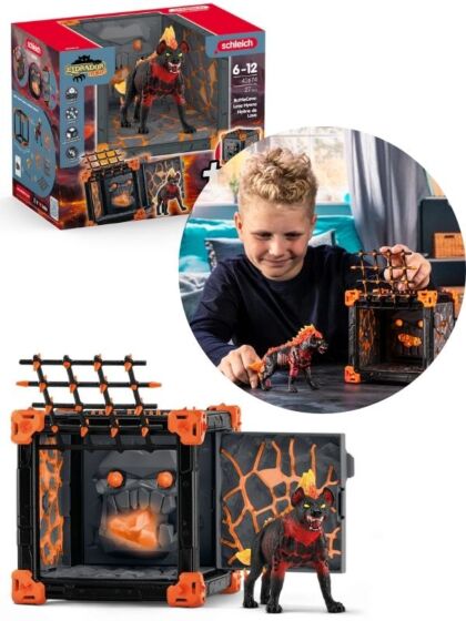 Schleich Eldrador BattleCave Lavahyene figur 42674