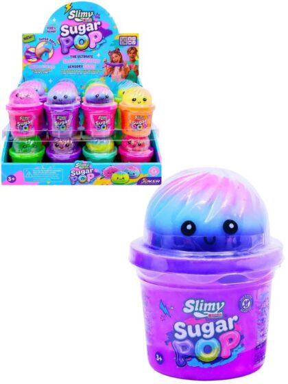 Slimy Sugar Pop slime med squishy 100 g – Assorterad