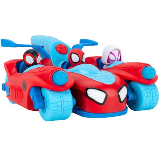 SpiderMan Spidey and His Amazing Friends Team Split racer 3-i-1 med lyd