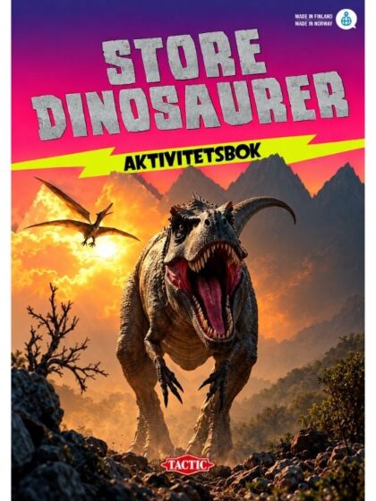 Stora dinosaurier aktivitetsbok