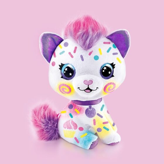 Style 4 Ever Airbrush Plush Kitty - Fargelegg kosedyr med airbrush - katt