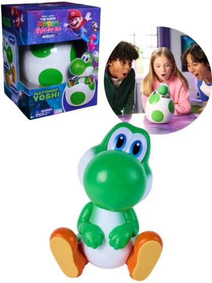 Super Mario Galaxy Movie Hatchin' Yoshi interaktiv figur – 15 cm