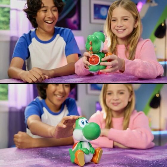 Super Mario Galaxy Movie Hatchin' Yoshi interaktiv figur – 15 cm