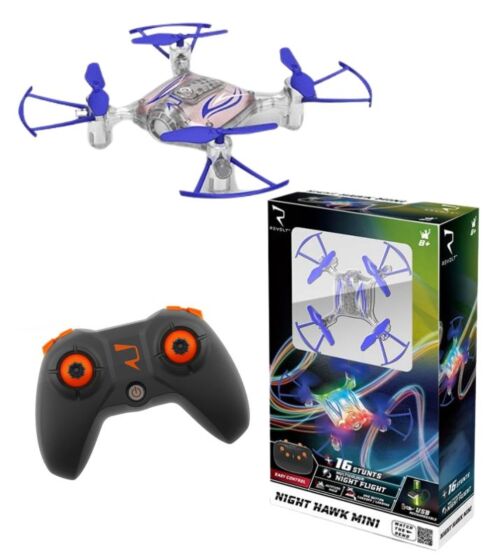 Syma X20T Night Hawk Mini drone med lys og 16 stunts - fra 8 år