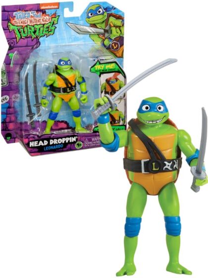 Turtles Leonardo figur med tilbehør - 11 cm