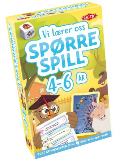 Vi lærer oss spørrespill - 4-6 år - norsk