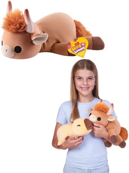 Zuru Hug A Lumps Small Okse bamse - 35 cm