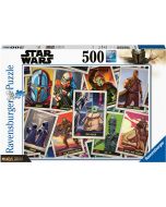 Ravensburger puslespill 500 brikker - Star Wars The Mandalorian Collage 10216561