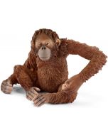Schleich Wild Life Orangutanghona med rörlig arm 14775 - figur 6 cm hög