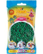 Hama Midi 1000 perler - mørkegrøn 3-207-10