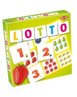 Lotto spill med frukt og tall - barnespill 52677