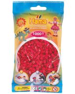 Hama Midi 1000 perler - mørk pink 207-29