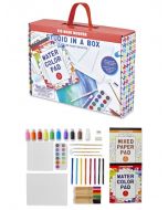 Kids Made Modern 921-017 - stort kreativitetssett med fargeblyanter og vannmaling 