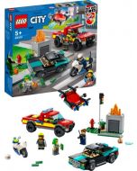 LEGO City 60319 Politijakt- og brannslukkingssett