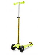 Micro Maxi Deluxe Yellow - sparkesykkel med 3 hjul til barn 5-12 år MMD024