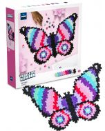 Plus Plus Puzzle By Number Butterfly puslespill med sommerfugl-motiv - byggesett med 800 byggeklosser 3915