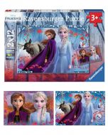 Ravensburger puslespill 2 x 12 brikker - Disney Frozen 2 10105009