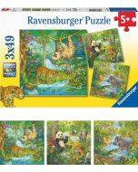 Ravensburger puslespill for barn - 3x49 brikker 10105180