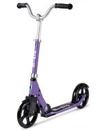 Micro Cruiser lilla sparkesykkel med store hjul, fotbrems og støtte