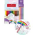 Faber-Castell fargeblyanter - 18 farger + 6 pastellfarger