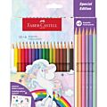 Faber-Castell fargeblyanter - 18 farger + 6 pastellfarger