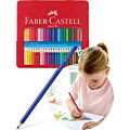 Faber-Castell Colour Grip fargeblyanter - 24 i metallskrin