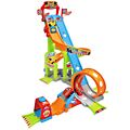 ABC Jump N Fun bilbane med 2 biler - 72 cm