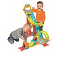 ABC Jump N Fun bilbane med 2 biler - 72 cm