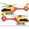 Majorette Airbus H135 redningshelikopter med lys og lyd - 25 cm lang