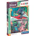 Clementoni Disney Stitch puslespill 2x20 brikker