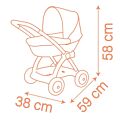Smoby Baby Nurse Chuli Pop dukkevogn – lekevogn for barn