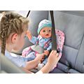 BABY Born Car Seat - gråt og lyserødt bilsæde til dukker op til 43 cm