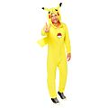Pokemon Pikachu kostyme voksen - one size fits most - heldrakt med hette