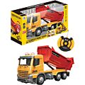 Radiostyrt dumper lastebil med lys i 1:12 skala - 32 cm lang