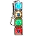 Amazing Cool Keyboard Clicker nyckelring med ljus