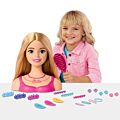 Barbie Stylingdocka blond med borste, hårspännen och mer - 20 tillbehör