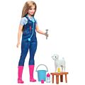 Barbie Karriärdocka – Bondgårdsveterinär med interaktivt lamm och tillbehör
