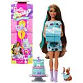 Barbie Party Pet Birthday docka med 10 överraskningar - blå
