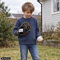 Sunsport basebollhandske till höger hand med boll