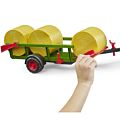 Bruder rundballevagn med 3 rundbollar - 02204