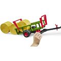 Bruder rundballevagn med 3 rundbollar - 02204