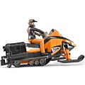 Bruder Snøscooter med figur og tilbehør - 63101