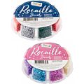 Craft Sensations Rocaille smyckespärlor i rund ask - 8 färger