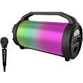 iDance Cyclone 400 trådløs bluetooth karaoke-høyttaler med LED og en mikrofon