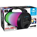 iDance Cyclone 400 trådløs bluetooth karaoke-høyttaler med LED og en mikrofon