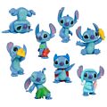 Disney Stitch Figurpakke - 8 stk 7 cm